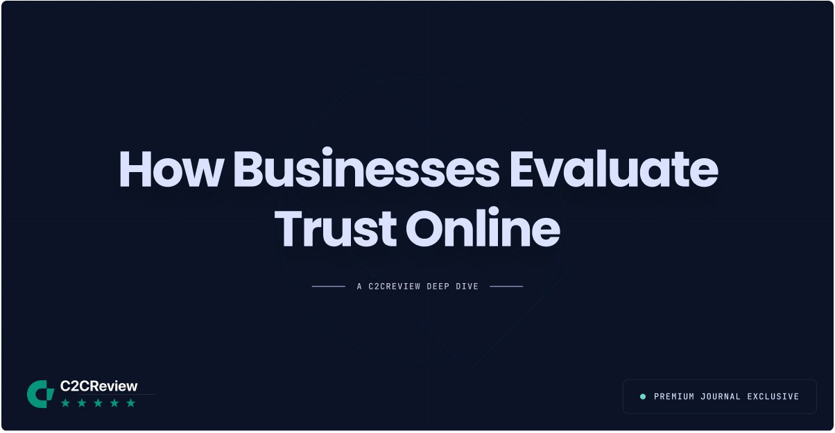 How Businesses Evaluate Trust Online - Blog Article Image